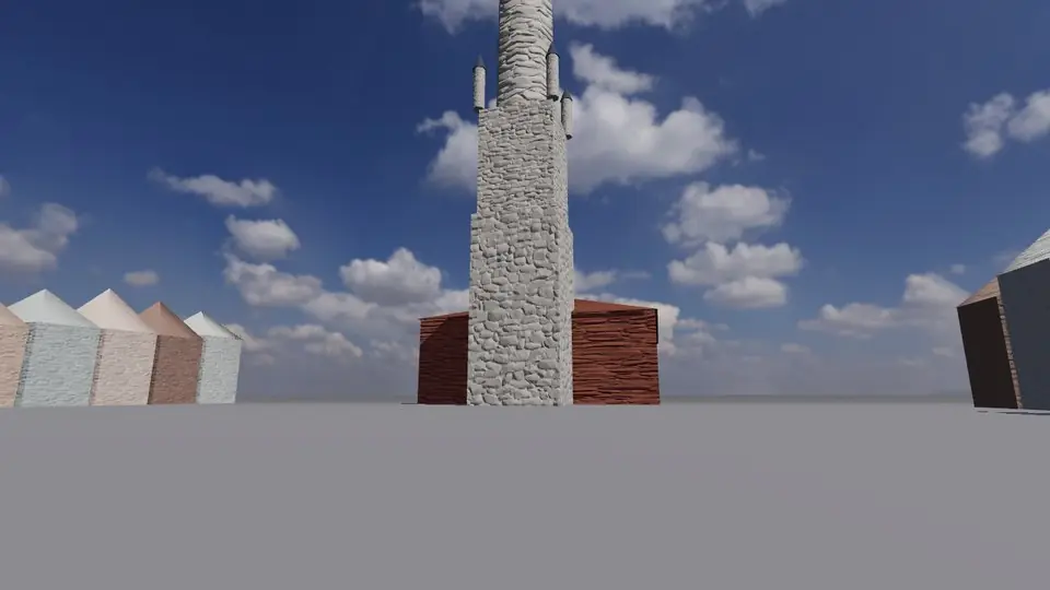 Bruges · the Markt rendered in real-time 3D