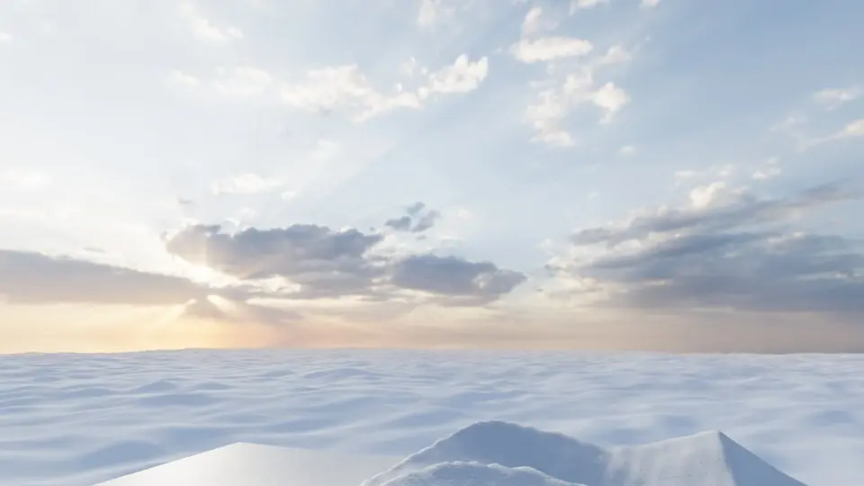 Mount Vinson rendered in real-time 3D